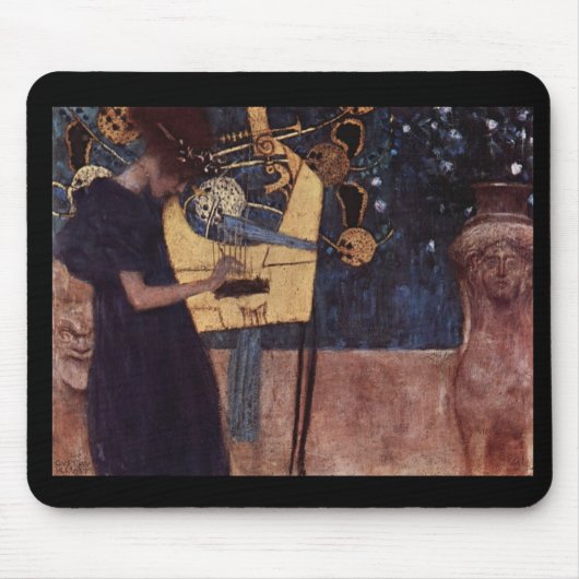 Klimt Gustav The Music Muismat (Voorkant)