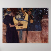 Klimt Gustav The Music Poster (Voorkant)
