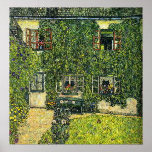Klimt - het Huis van Guardaboschi 1912 Poster