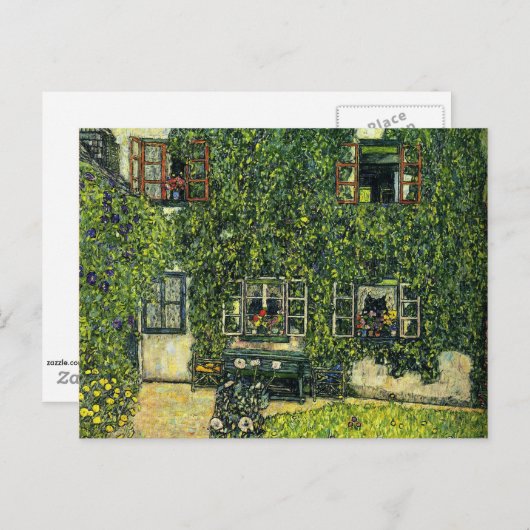 Klimt - Het huis van Guardaboschi Briefkaart (Voorkant / Achterkant)