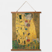 Klimt // Het kus schilderen Hangend Wandkleed (Voorkant)