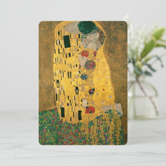 Klimt // Het kus schilderen Kaart (Staand voorkant)