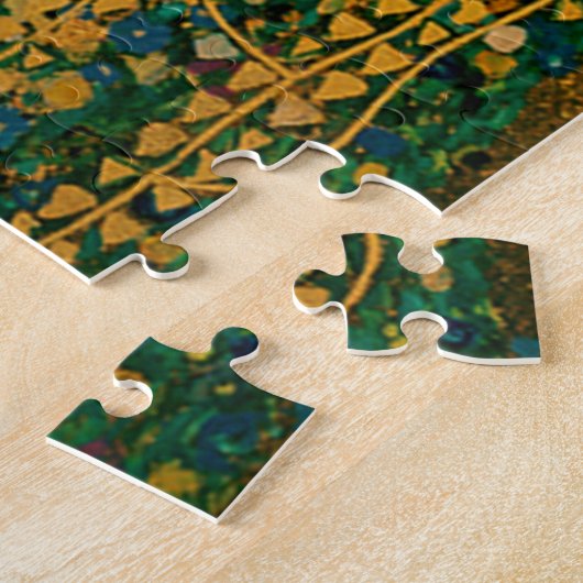 Klimt // Het kus schilderen Legpuzzel (Zijkant)