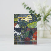 Klimt Huizen bij Unterach am Attersee Landschap Briefkaart (Staand voorkant)