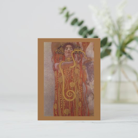 Klimt hygeia briefkaart (Staand voorkant)