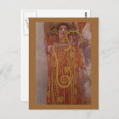 Klimt hygeia briefkaart (Voorkant / Achterkant)