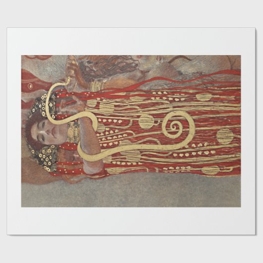 KLIMT : HYGIEË : 1907 CADEAUPAPIER (Vlak)