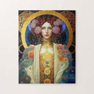 Klimt Inspired Queen Goddess Fantasy Art Legpuzzel