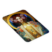 Klimt Inspired Queen Goddess Fantasy Art Magneet (Rechterzijde)
