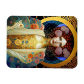 Klimt Inspired Queen Goddess Fantasy Art Magneet (Horizontaal)