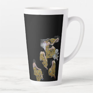Klimt-Inspired Surreal Collage Latte Mok