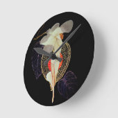 Klimt-Inspired Surreal Collage Ronde Klok (Hoek)