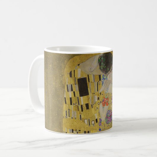Klimt is de Kus Koffiemok (Voorkant links)