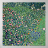 Klimt - Italiaans tuinlandschap 1913 Poster (Voorkant)