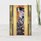 Klimt Judith II Art Nouveau Rested Afbeelding Kaart (Voorkant)