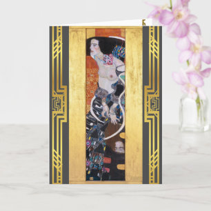 Klimt Judith II Art Nouveau Rested Afbeelding Kaart