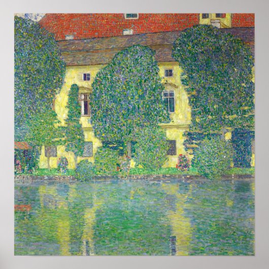 Klimt - Kamer bij Attersee Poster (Voorkant)