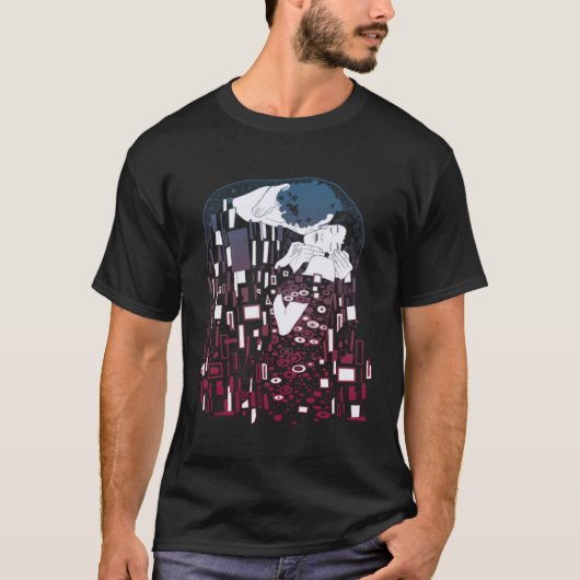 Klimt Kiss T-shirt (Voorkant)