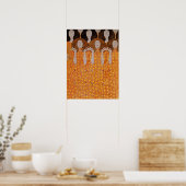 Klimt - Koorgezang Van Het Paradies Poster (Keuken)