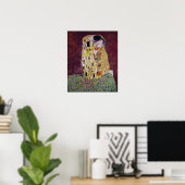 Klimt - Kus met paar Poster (Thuiskantoor)