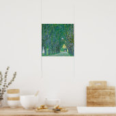 Klimt - Laan naar de kasteelzaal Poster (Keuken)