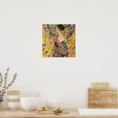 Klimt - Lady with Fan Poster (Keuken)