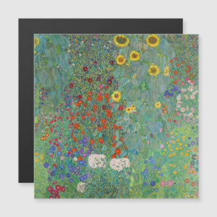 Klimt - Landtuin, zonnebloemen Magnetische Kaart