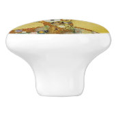 Klimt, Levensboom Keramische Knop (Zijkant)