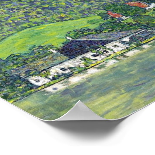 Klimt - Litzlberg Am Attersee Poster (Hoek)