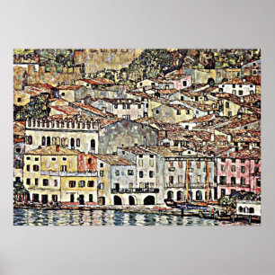 Klimt - Malcesine op het Gardameer Poster