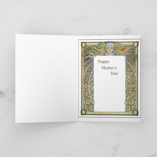 Klimt, moeder en kind kaart (Binnen)