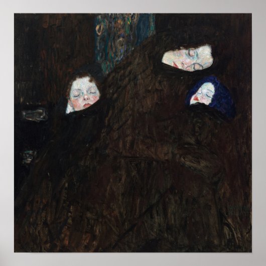 Klimt - moeder met twee kinderen (gezin) poster (Voorkant)