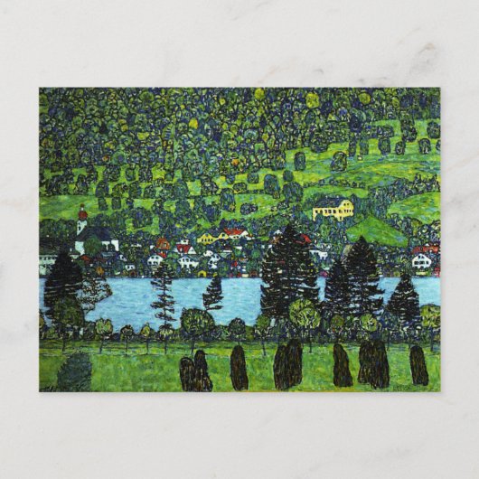 Klimt - Mountain Slope bij Unterach Briefkaart (Voorkant)