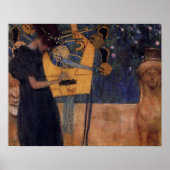 Klimt Music Harp Poster (Voorkant)