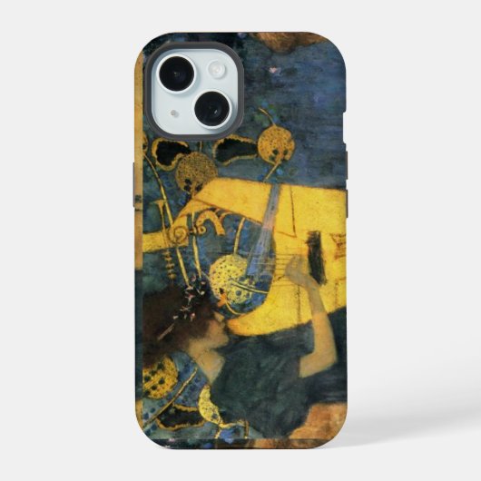 Klimt - Muziek iPhone 15 Case (Achterkant)