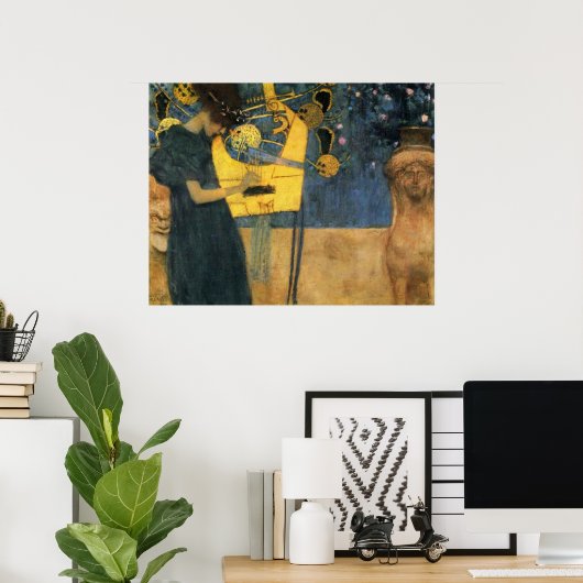 Klimt - Muziek Poster (Thuiskantoor)
