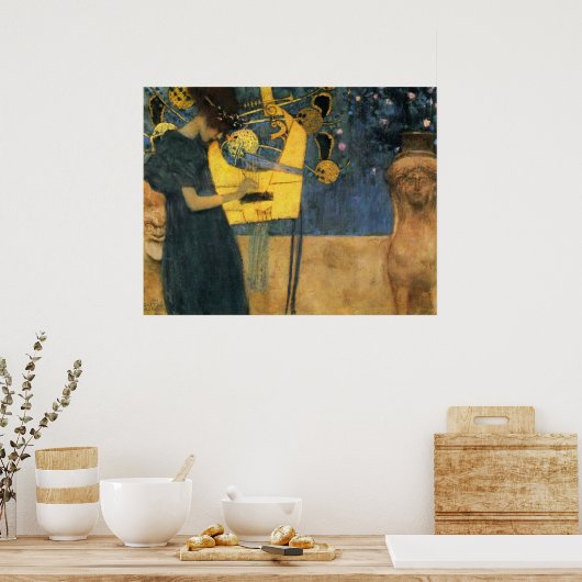 Klimt - Muziek Poster (Keuken)