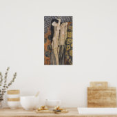 Klimt - Nagender Kummer Poster (Keuken)