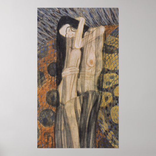 Klimt - Nagender Kummer Poster (Voorkant)