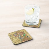 Klimt Omhelzing Goud Kunst Coaster Bier Onderzetter (Rechterzijde)