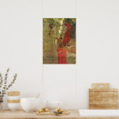 Klimt - ontwerp van geverfde samenstelling voor de poster (Keuken)