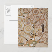 Klimt - Plant sjablonen Stocletfries Briefkaart (Voorkant / Achterkant)