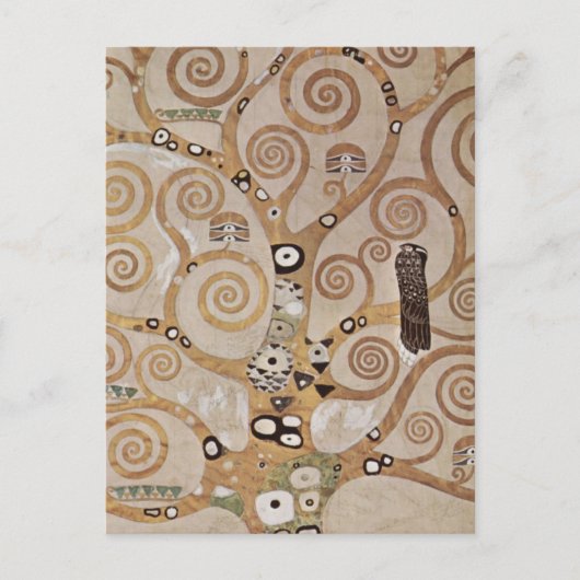 Klimt - Plant sjablonen Stocletfries Briefkaart (Voorkant)