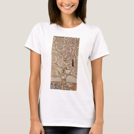 Klimt - Plant sjablonen Stocletfries T-shirt (Voorkant)