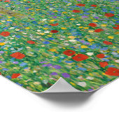 Klimt - Poppy Field Poster (Hoek)