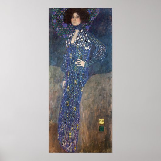Klimt - Portret Emilie Floge 1902 Poster (Voorkant)
