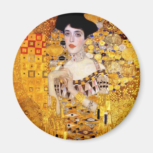 Klimt Portret van Adele Bloch-Bauer I Magnet (Voorkant)