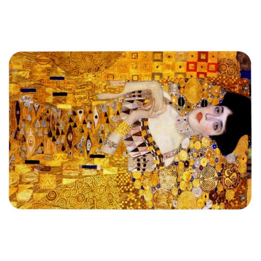 Klimt Portret van Adele Bloch-Bauer I Magnet Magneet (Horizontaal)