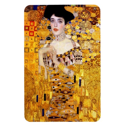 Klimt Portret van Adele Bloch-Bauer I Magnet Magneet (Verticaal)