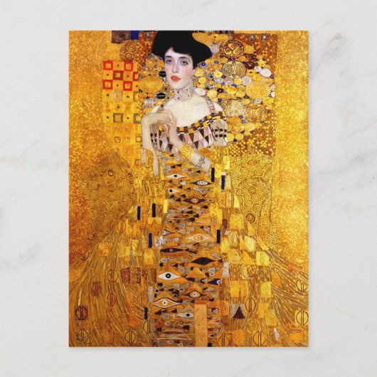 Klimt Portret van Adele Bloch-Bauer I Post Card Briefkaart (Voorkant)